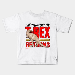 T-Rex Returns Kids T-Shirt